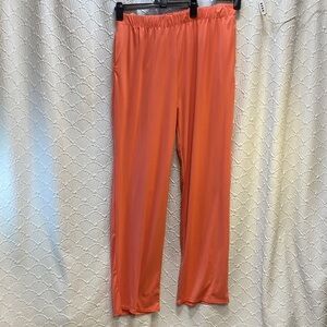 ILLord size 3X Vibrant Coral Women's pull on stretch Pants casual comfy cozy